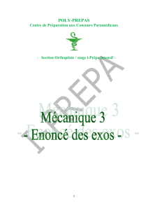 Exercices Chute d`une bille + Gravitation - Poly
