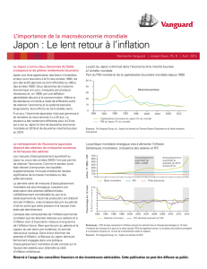 Japon : Le lent retour à l`inflation