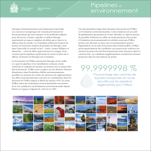 Fiche de renseignements : Pipelines et environnement [PDF 2049 ko]