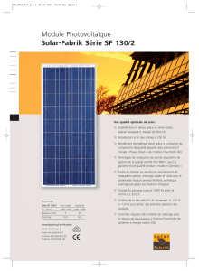Module Photovoltaïque Solar