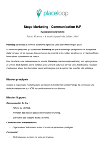 Stage Marketing - Communication H/F