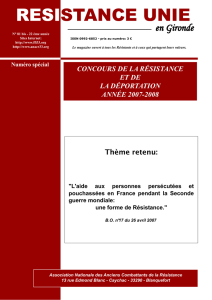 n° 81 Bis - Résistance en Gironde