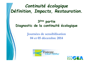 Continuité écologique Définition, Impacts, Restauration.