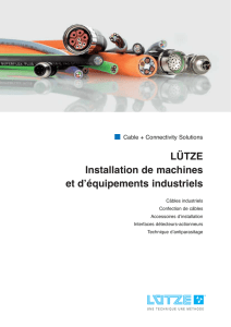 LÜTZE Installation de machines et d`équipements industriels