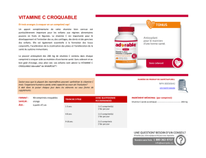 vitamine c croquable