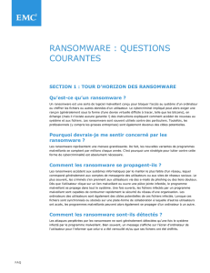 Des questions de ransomware supplémentaires