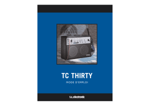 tc thirty - TC Electronic