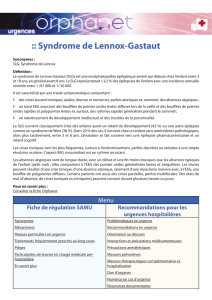 Syndrome de Lennox-Gastaut