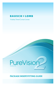Notice PureVision 2HD - ToutesMesLentilles.fr