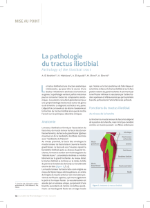 La pathologie du tractus iliotibial