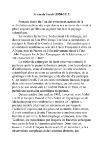 François Jacob - Comité National Français d`Histoire et de