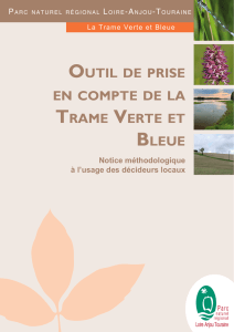 Notice - Parc naturel régional Loire-Anjou