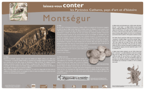 Montségur le refuge - Le Pays des Pyrénées Cathares