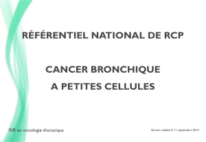 Cancer bronchique à petites cellules