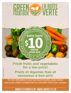 Fruits et légumes frais et savoureux à bon prix!
