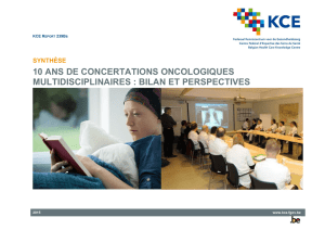 10 ans de concertations oncologiques multidisciplinaires : bilan et