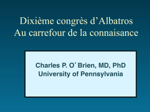 CHARLES O`BRIEN - congrès de l`ALBATROS