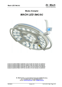 manuel d`utilisation LED5
