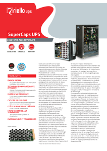 SuperCaps UPS