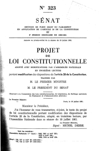 sénat projet loi constitutionnelle