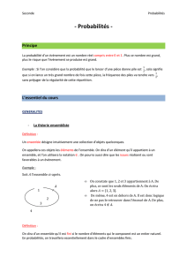 Probabilités - Cours Maths Normandie