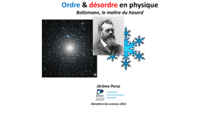 Boltzmann, le maître du hasard (2016 - Jérôme