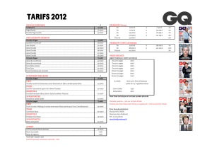 Tarifs 2012 - GQ avec CGV version APPM