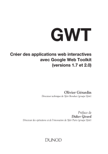 Créer des applications web interactives avec Google Web Toolkit