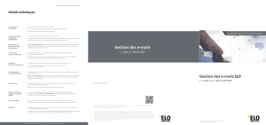 Gestion des e-mails - ELO Digital Office GmbH