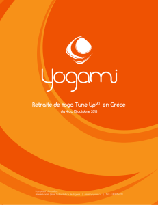 Retraite de Yoga Tune UpMD en Grèce
