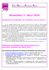 Newsletter 3 : mars 2016