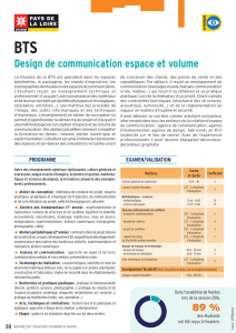Design de communication espace et volume