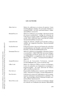Les auteurs (Fichier pdf, 211 Ko) - Presses Universitaires de Rennes