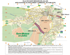 le plan de zonage - Ville de Saint-Médard-en