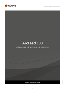 ArcFeed 300, Dévidoir à détecteur de tension