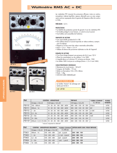 gamme wattmetres - Equi