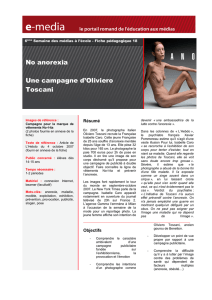 No anorexia Une campagne d`Oliviero Toscani - E