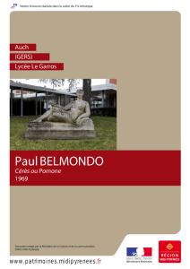 Paul Belmondo, "Cérès ou Pomone" - Ministère de la Culture et de