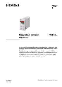 7867 Régulateur compact universel RWF55