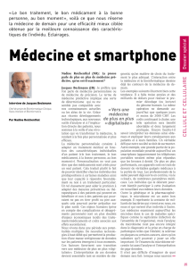 Médecine et smartphone