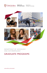 graduate programs - Concordia University
