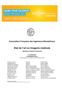 AFIB au RSNA 2016 - Société Française de Radiologie