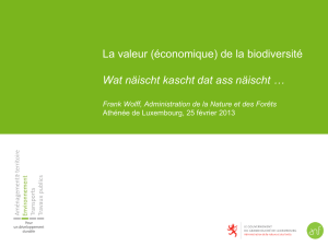 La valeur (économique) - Athénée de Luxembourg