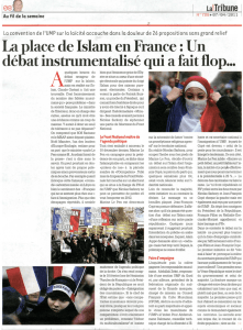dé lace de Islam en France: Un at instrumentaIisé qui a fait flop