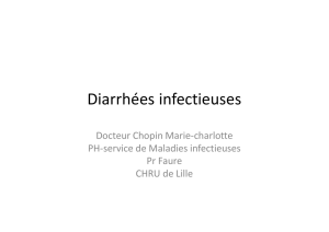 Diarrhées infectieuses - Infectio