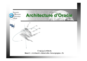 Architecture d`Oracle