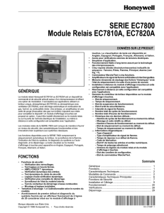 65-0199F - Serie EC7800 Module Relais EC7810A
