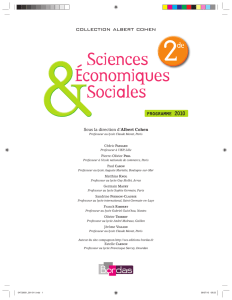 Sciences Économiques Sociales - Fichier