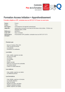 Formation Access Initiation + Approfondissement