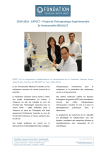 Emmanuelle Meuillet - Fondation Toulouse Cancer Santé